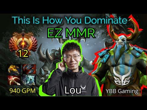 [LOU YBB GAMING] 940 GPM Safelane Domination - Natures Prophet Full Gameplay смотреть онлайн