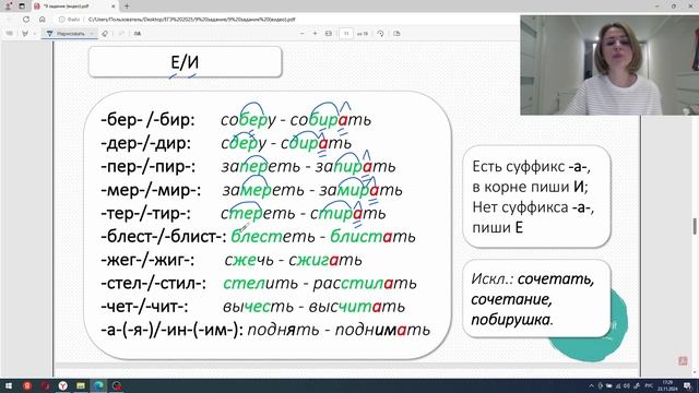 9 задание ЕГЭ Русский язык смотреть онлайн