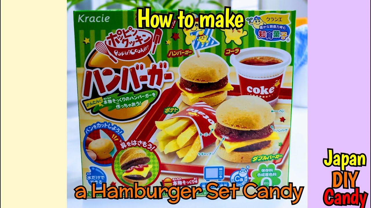Japan DIY candy/how to make candy hamburger/Tagalog version/ジャパンキャンディー смотреть онлайн