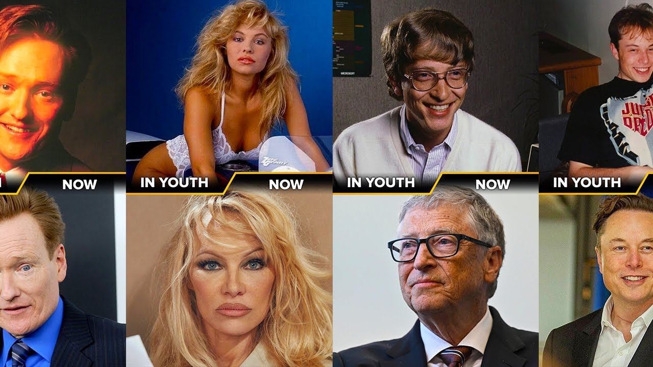 Models, TV presenters, famous people, rappers and others in their youth and now смотреть онлайн
