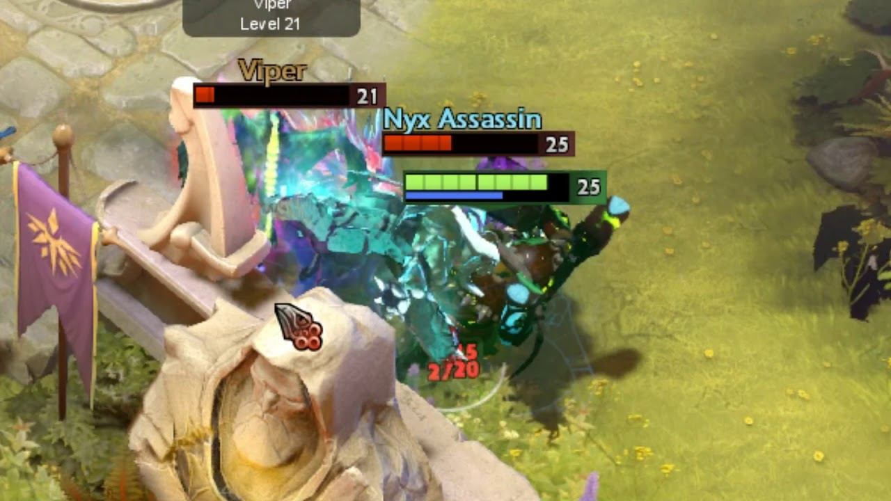 Nyx assassin + Dagon vs Lotus orb смотреть онлайн