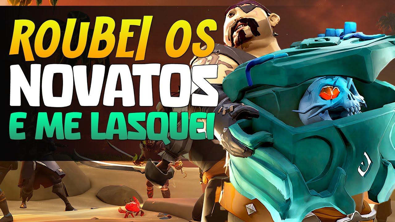 Roubei a Caveira Especial dos Novatos e eles se vingaram || Sea of Thieves - Chalupa Solo смотреть онлайн