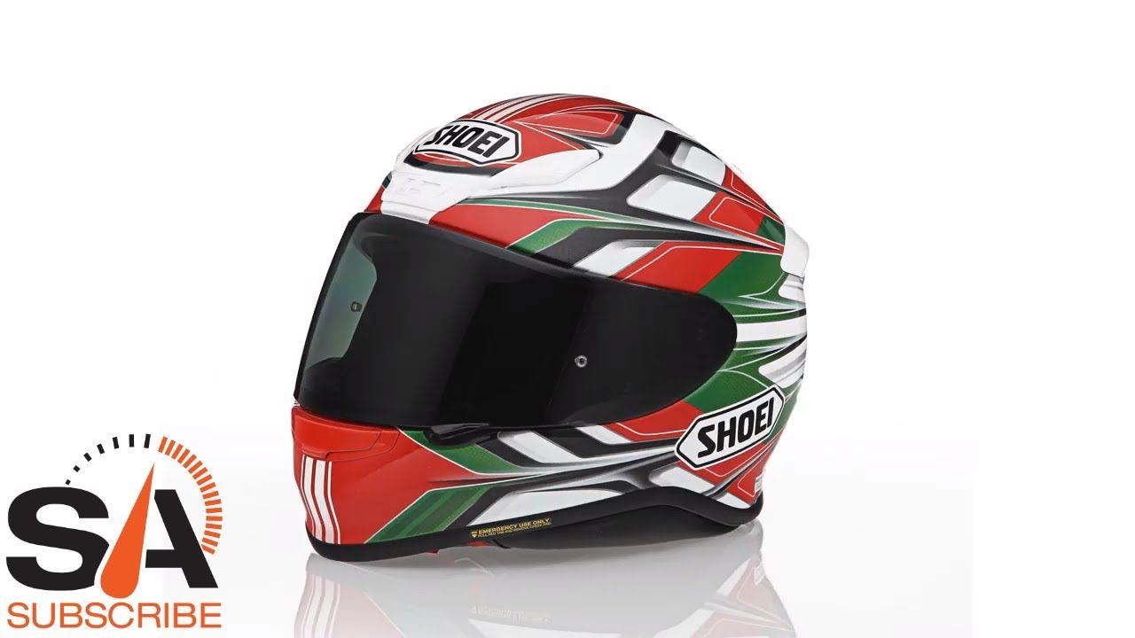 Shoei RF-1200 Rumpus TC-4 Red Green Helmet at SpeedAddicts.com смотреть онлайн