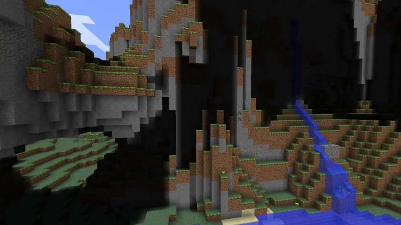 Minecraft Seed - EPIC HILLS, DUNGEON AND RAVINE смотреть онлайн