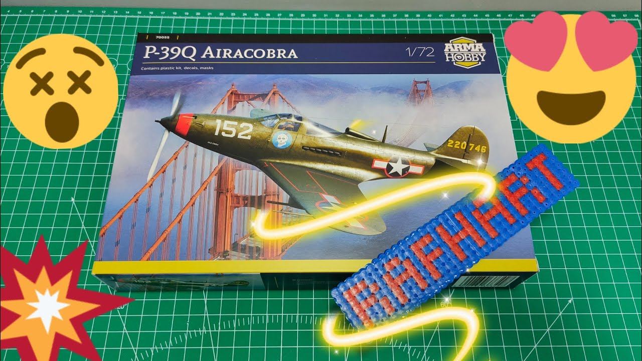 P-39Q Airacobra 1:72 Arma Hobby Inbox 4k