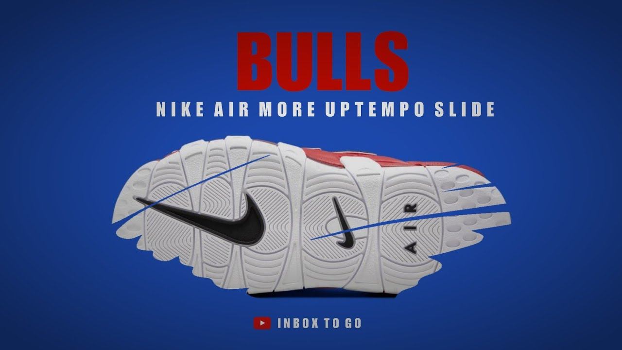 BULLS 2023 Nike Air More Uptempo SLIDE DETAILED LOOK AND PRICE смотреть онлайн