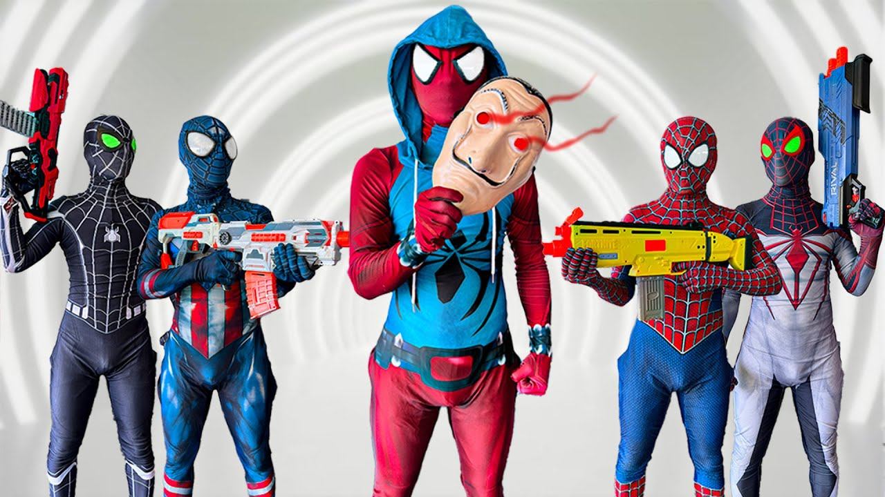 TEAM SPIDER-MAN vs BAD GUY TEAM || What's WRONG with RED-SPIDER? ( Funny, Action ) by FLife vs смотреть онлайн