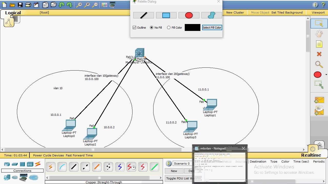 intervlan routing with Layer 3 switch смотреть онлайн