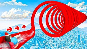 ЭКСТРИМАЛЬНЫЙ СПУСК СО СКОЛЬЗКОЙ ГОРКИ В ГТА 5 ? - РЕАЛЬНАЯ ЖИЗНЬ В GTA 5