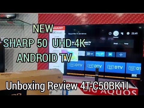 Review Sharp UHD 4K TV | Sharp 50 inch Android TV | SHARP 4T-C50BK1I смотреть онлайн