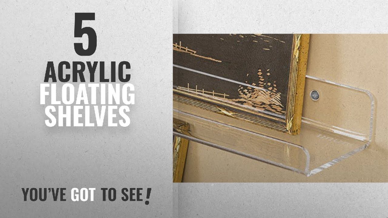 Top 10 Acrylic Floating Shelves [2018 ]: 3 Acrylic Floating Wall Ledges and Display Shelves – смотреть онлайн