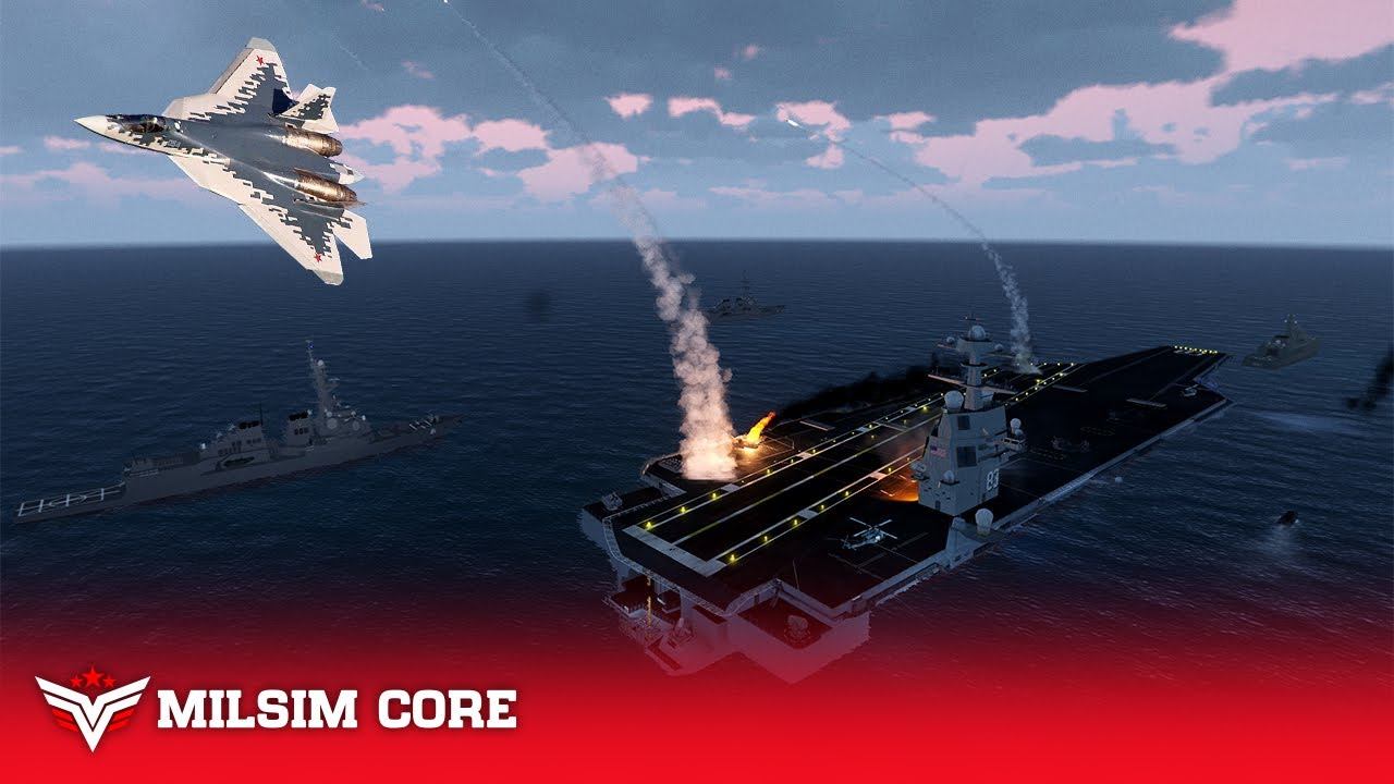 Russian SU-57 Fighters Against NATO Battleships | Hypersonic Missile Combat - Arma 3 смотреть онлайн