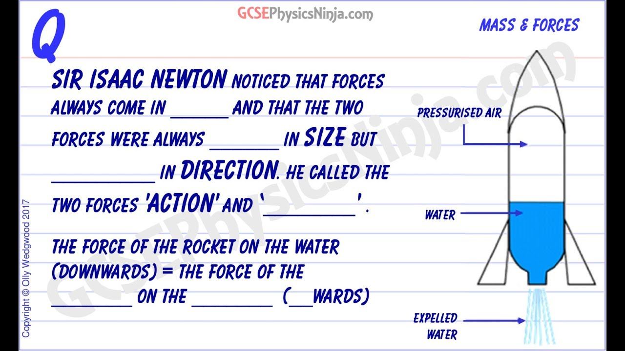 Newton's Third Law Explained - Force Pairs - GCSE Physics смотреть онлайн