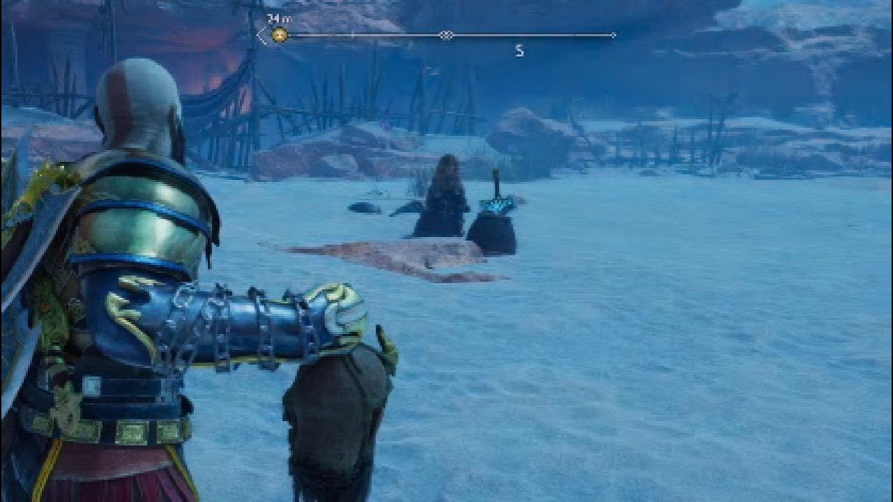 God Of War Ragnarok Thrud Gets Thors Hammer Mjolnir смотреть онлайн