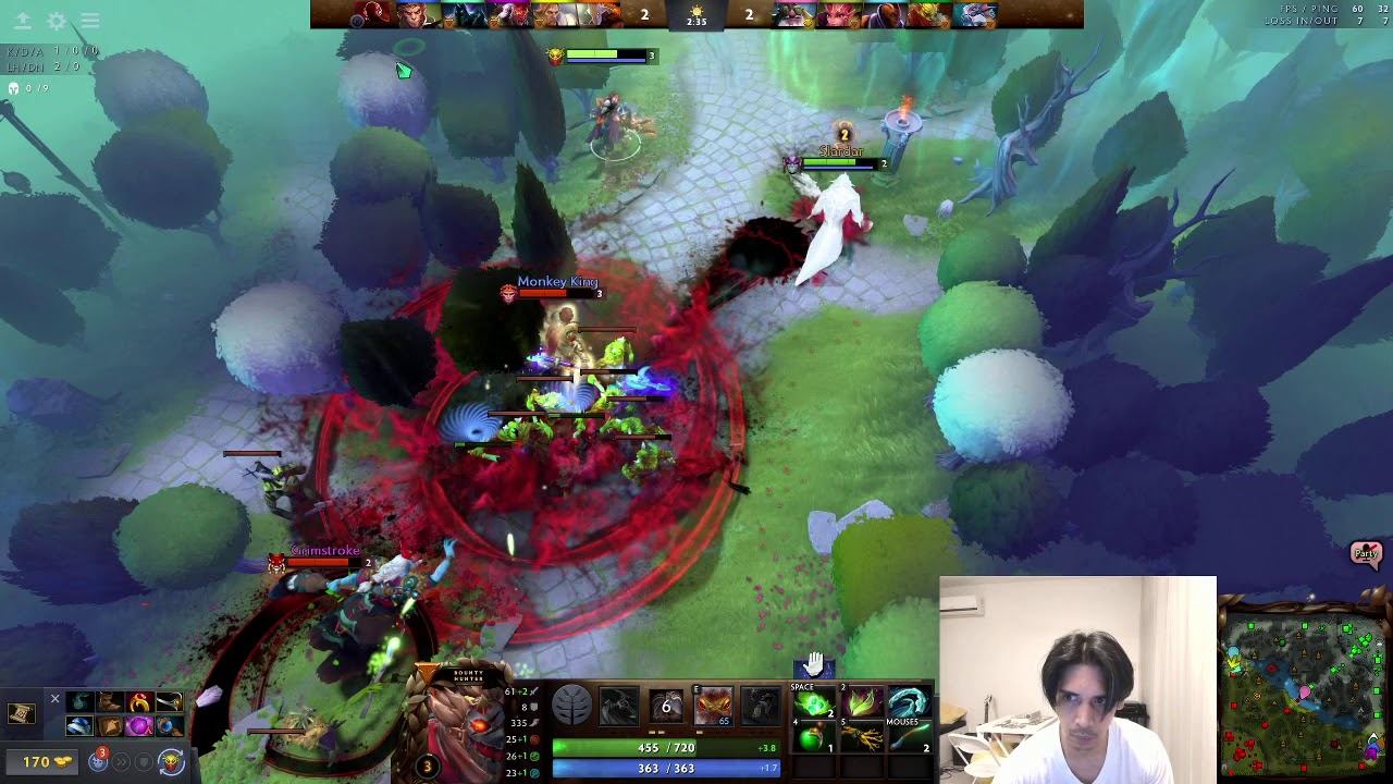 Unranked warm up match. Support Bounty Hunter смотреть онлайн