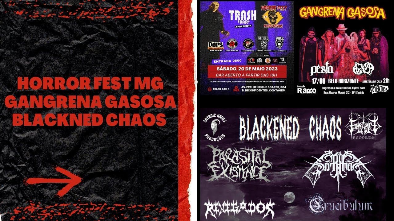 Portaria do Rock TV #26 - Horror Fest Minas Gerais, Gangrena Gasosa em BH e Blackned Chaos смотреть онлайн