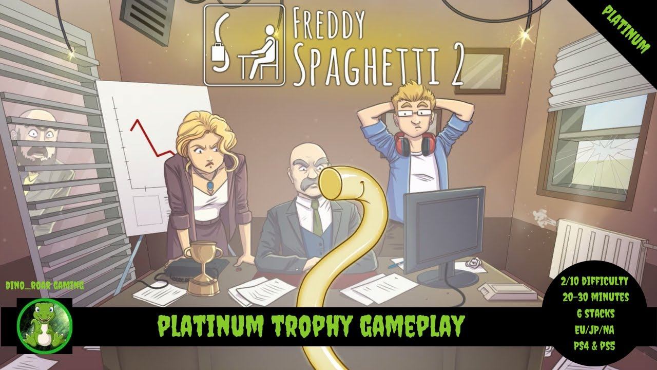Freddy Spaghetti 2 - Full Platinum Trophy Gameplay (PS4/PS5) смотреть онлайн