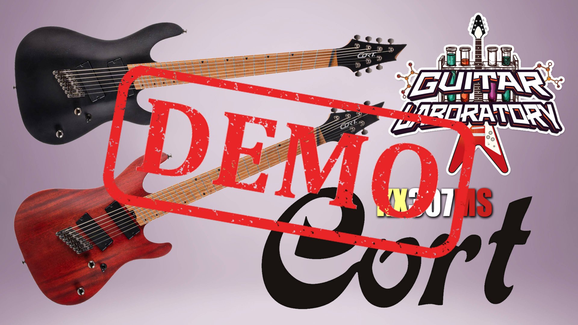 Электрогитара CORT KX307MS - демонстрация звучания смотреть онлайн