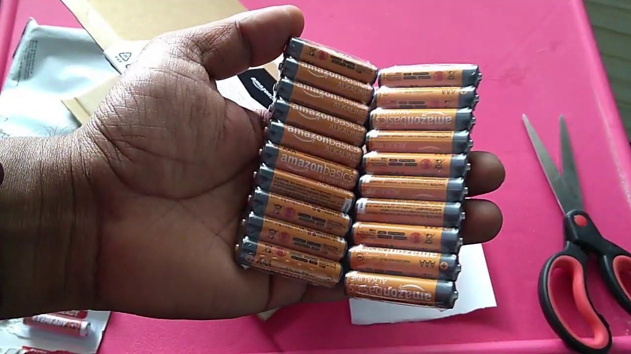 AmazonBasics AAA Alkaline Batteries смотреть онлайн