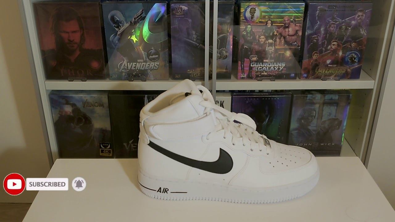 Nike Air Force 1 '07 High White Sneaker Unboxing смотреть онлайн