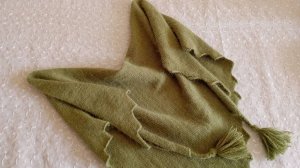 Бактус на вязальной машине.