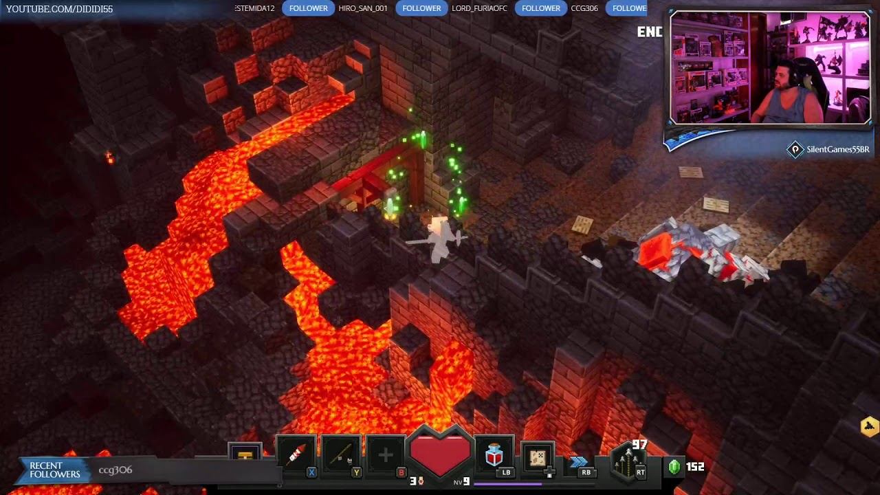Twitch TV / Minecraft Dungeons _ Parte 2 / Xbox One X смотреть онлайн