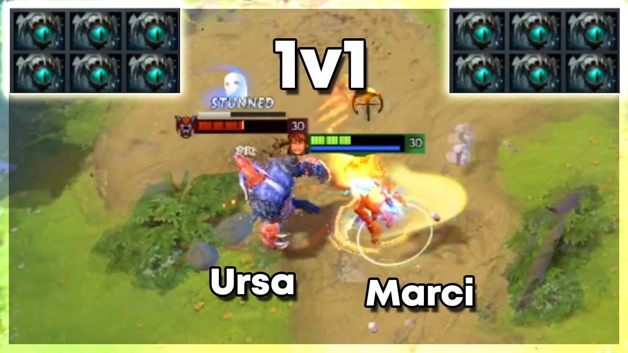 Marci vs Ursa - Dota 2 1v1 смотреть онлайн