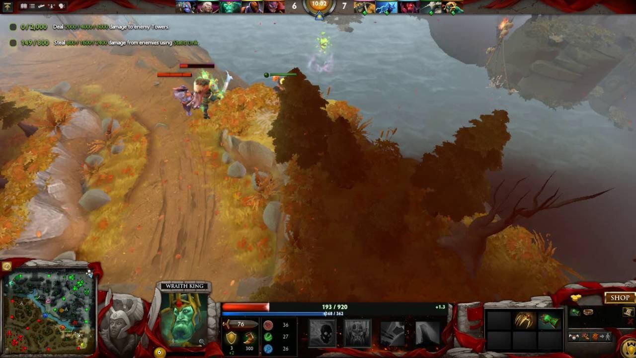 Deal 6000 damage to enemy Towers and steal 2400 damage from enemies using Static Link as Razor смотреть онлайн