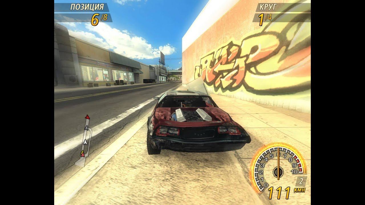 Обзор игры Flat Out 2 смотреть онлайн