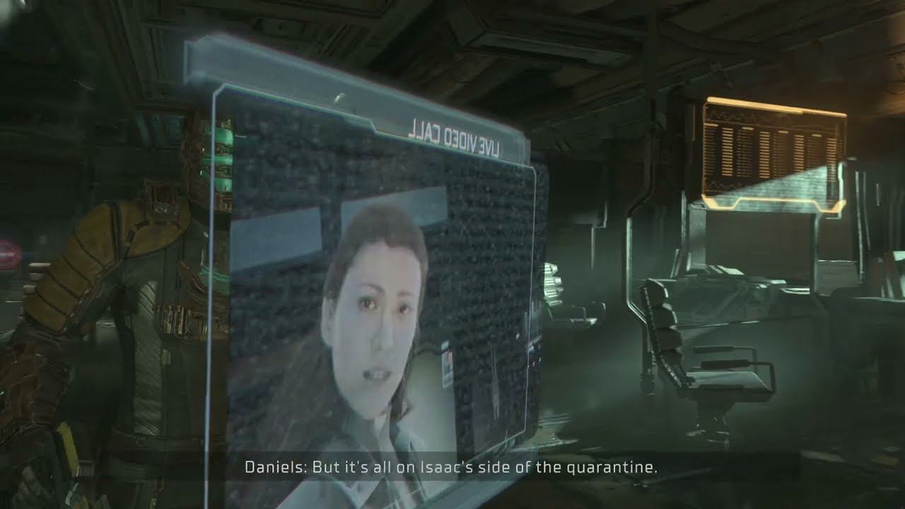 Dead Space Remake - Chapter 1 Get To Safety: K Benson Audio Log, Talk To Hammond and Daniels at Tra смотреть онлайн