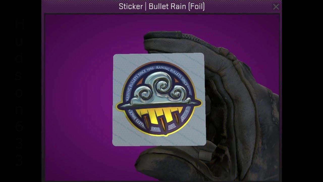 Bullet Rain Foil Sticker смотреть онлайн