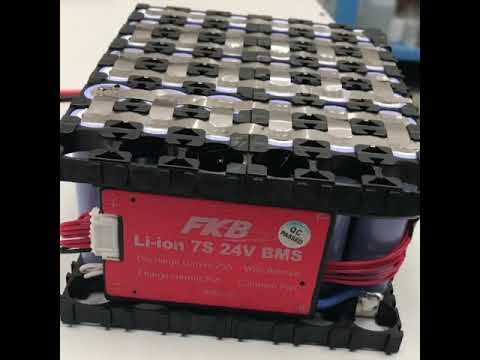 Battery pack li-ion 7s 24v with Samsung cells and FKB BMS - assembled by Femak смотреть онлайн