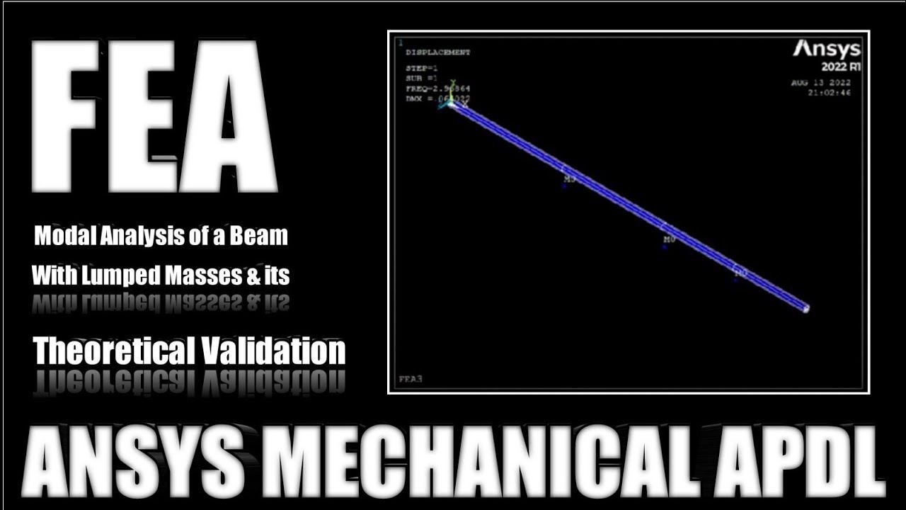 Modal Analysis of a beam | The Best Modal Analysis Tutorial | ANSYS APDL смотреть онлайн