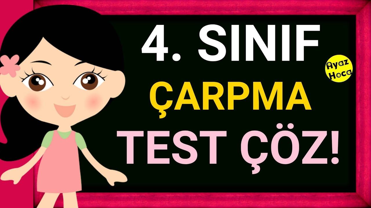 4. Sınıf Çarpma İşlemi | 4. Sınıf Matematik | Test Çözümü | Eba Tv
