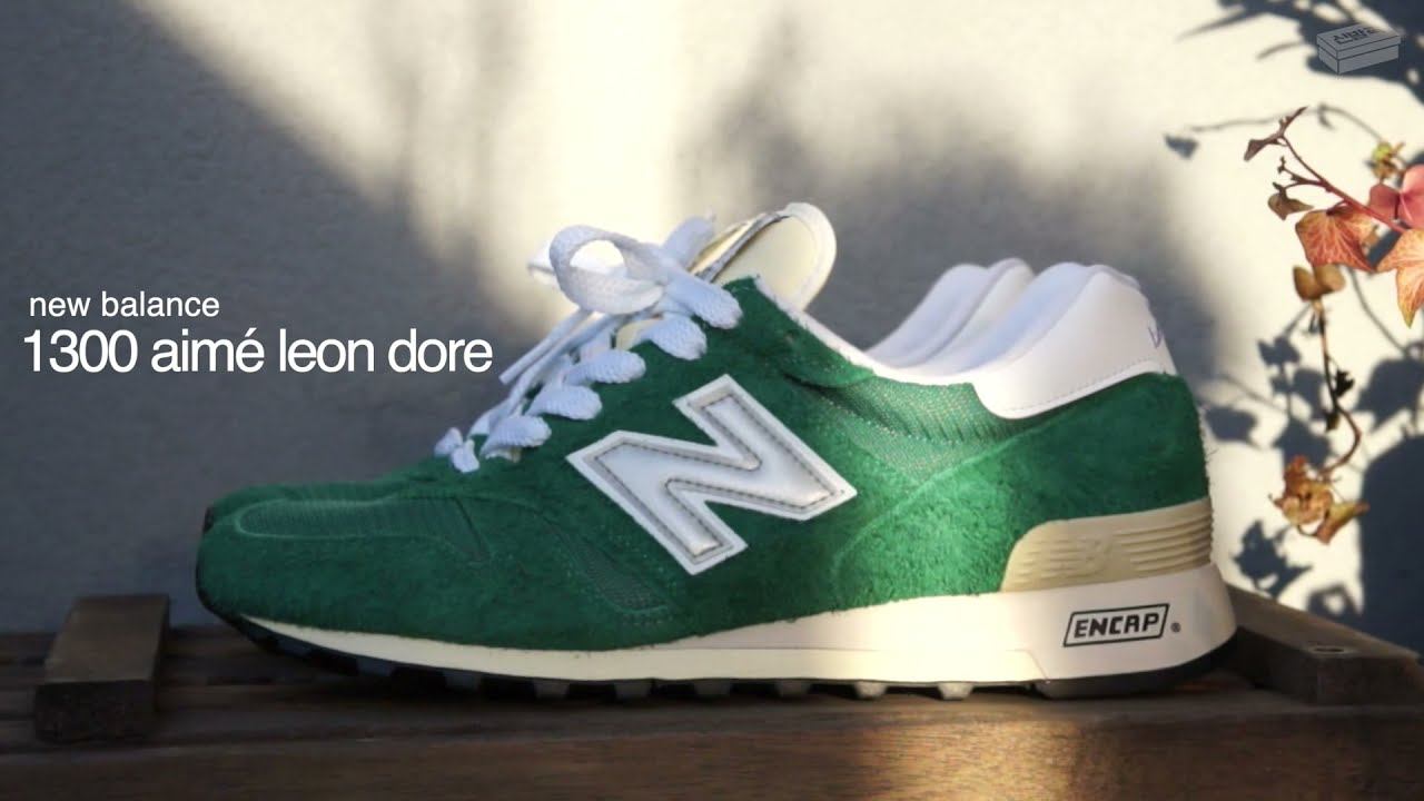 [REVIEW] NEW BALANCE 1300 AIMÉ LEON DORE "BOTANICAL GREEN"/ 뉴발란스1300 에임 레온 도르 그린 리뷰 смотреть онлайн