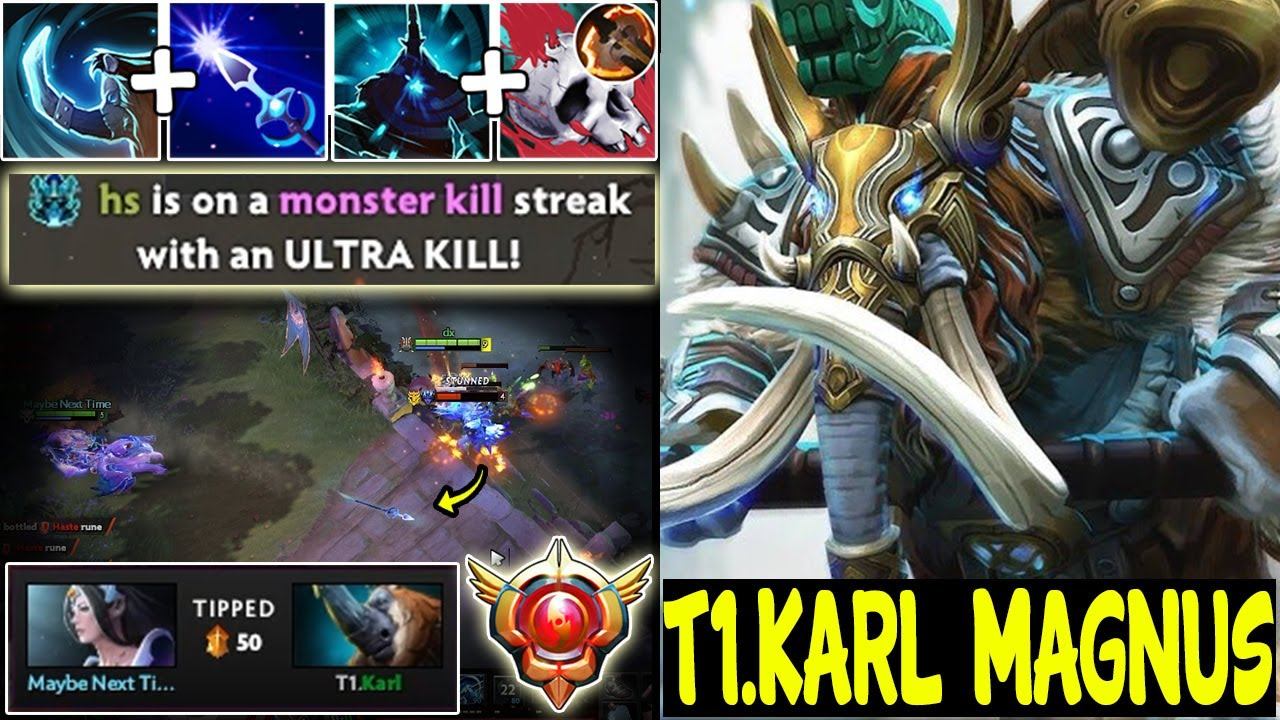 T1.Karl Magnus + Mirana ARROW COMBO | Dota 2 Pro Players Clips смотреть онлайн