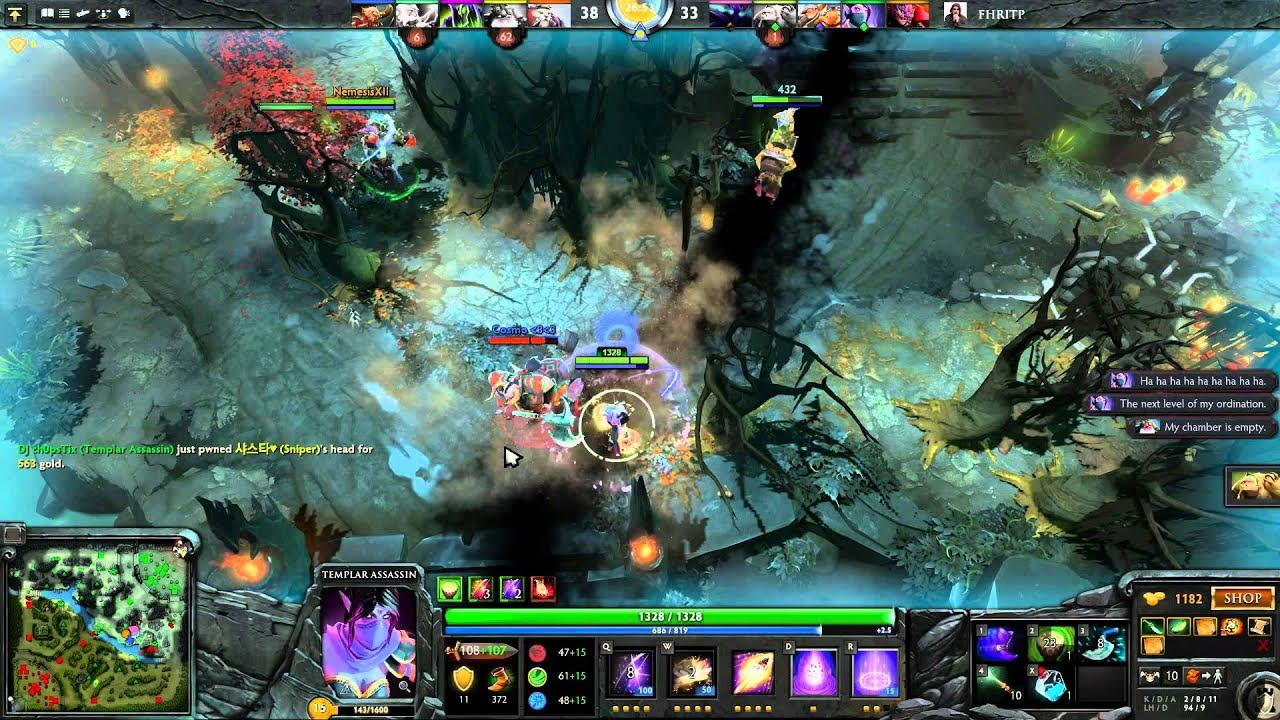 Dota2 - 2015.08.22 Game 1 (Templar Assassin POV) смотреть онлайн