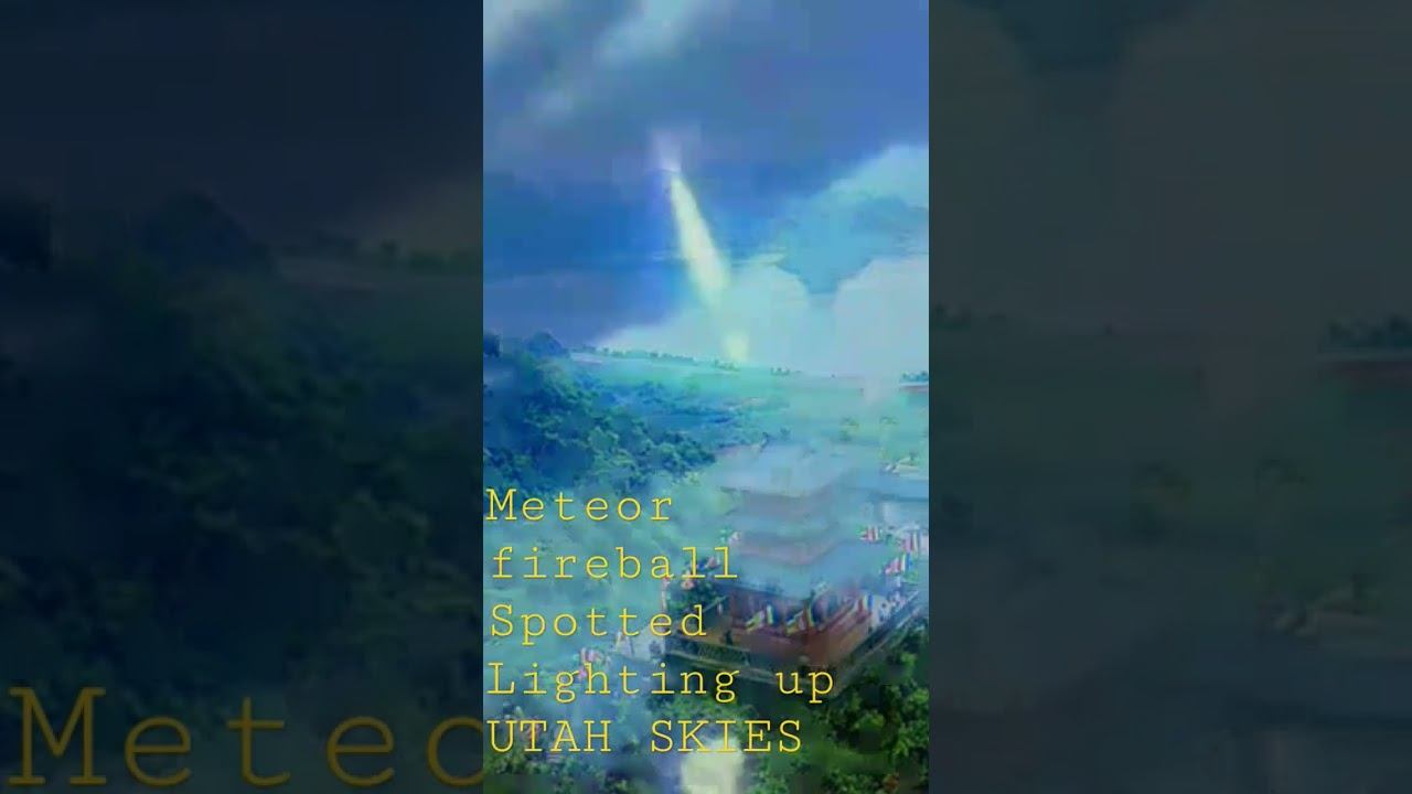 Meteor fireball Lighting up Utah skies on November 10 2022. #meteor #meteorite смотреть онлайн