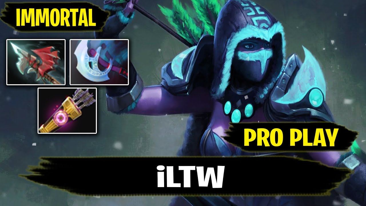 Drow Ranger 7.27d Pro Gameplay by iLTW IMMORTAL Rank Dota 2 смотреть онлайн