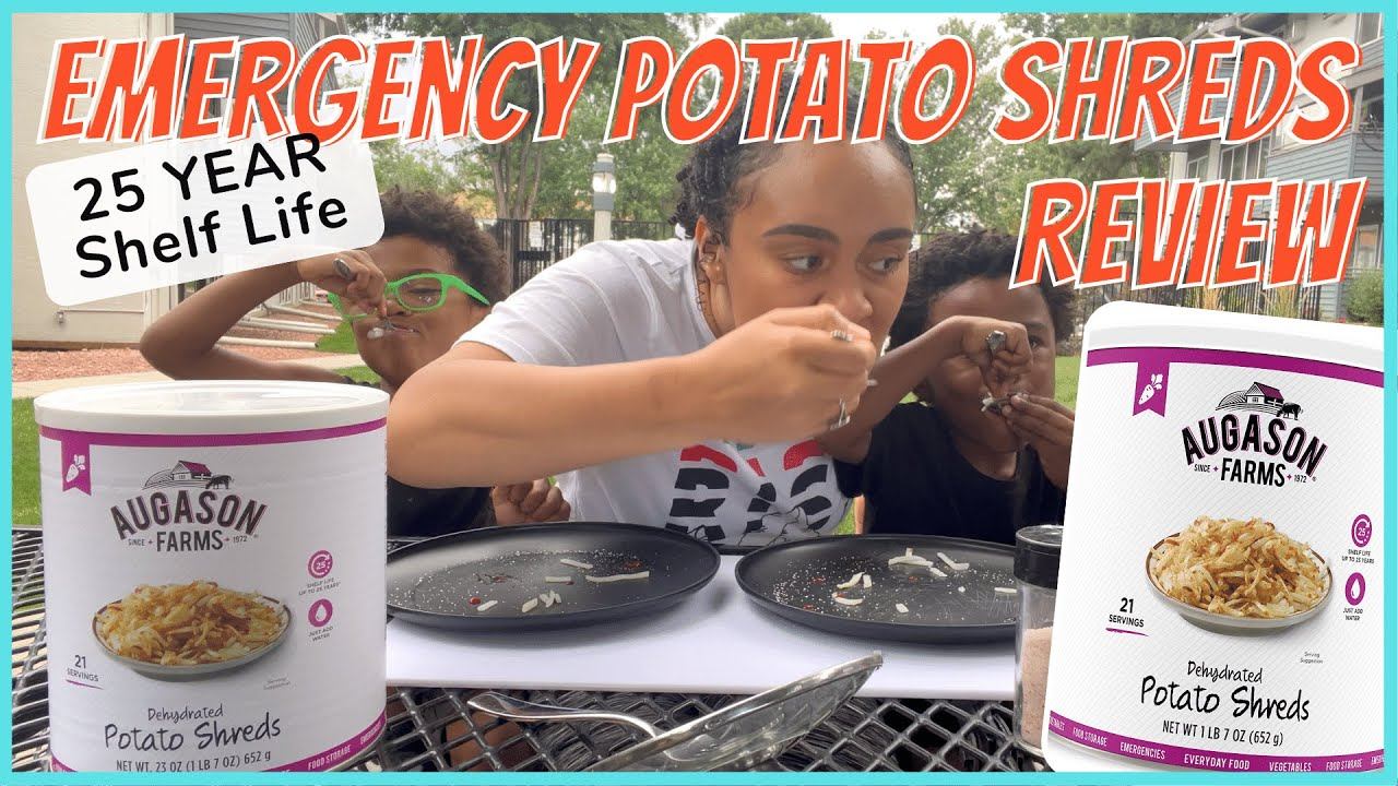 Freeze Dried POTATO SHREDS Review | Auguson Farms | Emergency Prepper | Long Term Food Shortage 202 смотреть онлайн