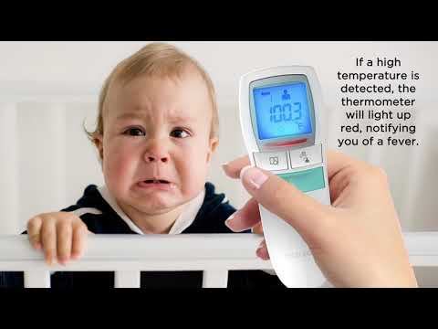 Motorola CARE Non-contact Forehead, Liquid & Food Baby Thermometer смотреть онлайн