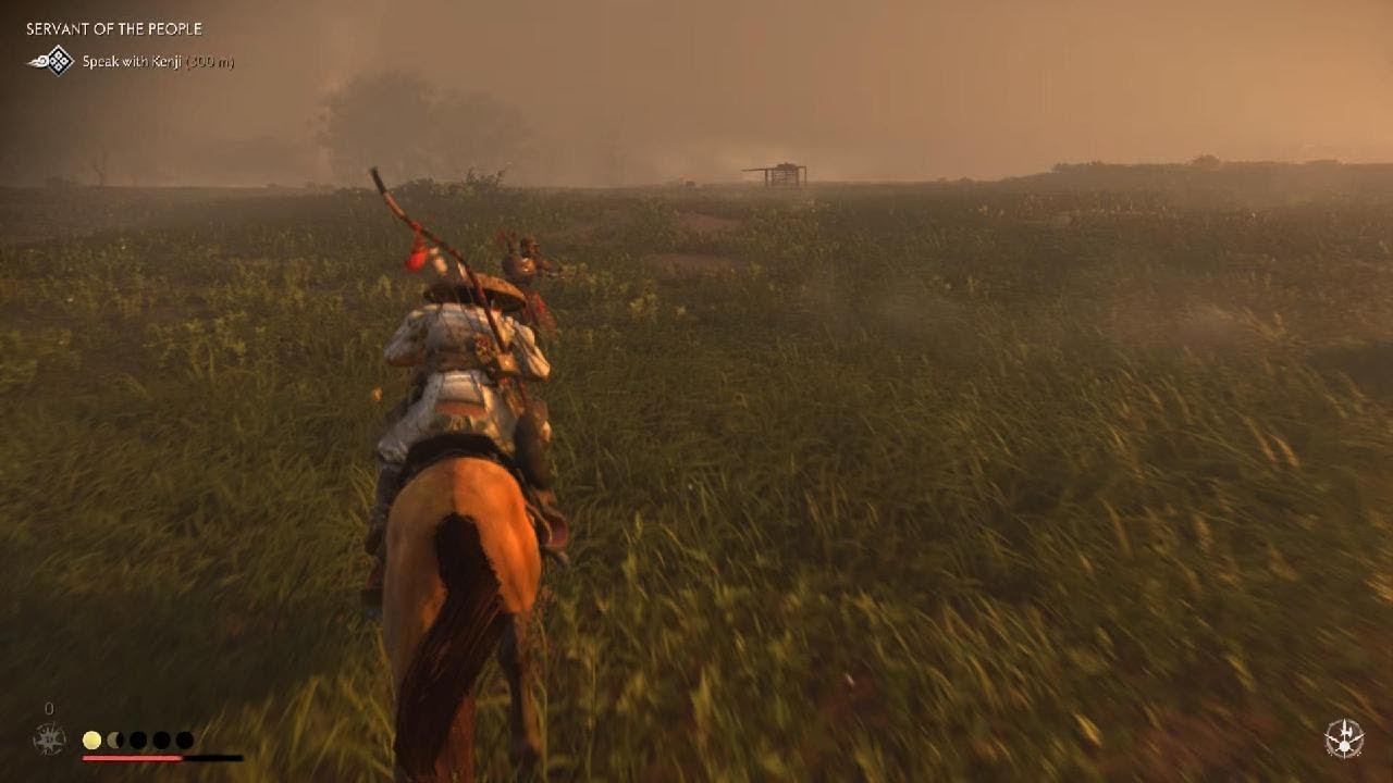 Ghost of Tsushima Flying Kick moves смотреть онлайн