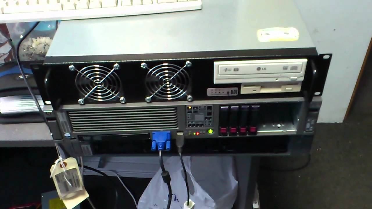 HP DL380 G5 startup. На взлет! смотреть онлайн