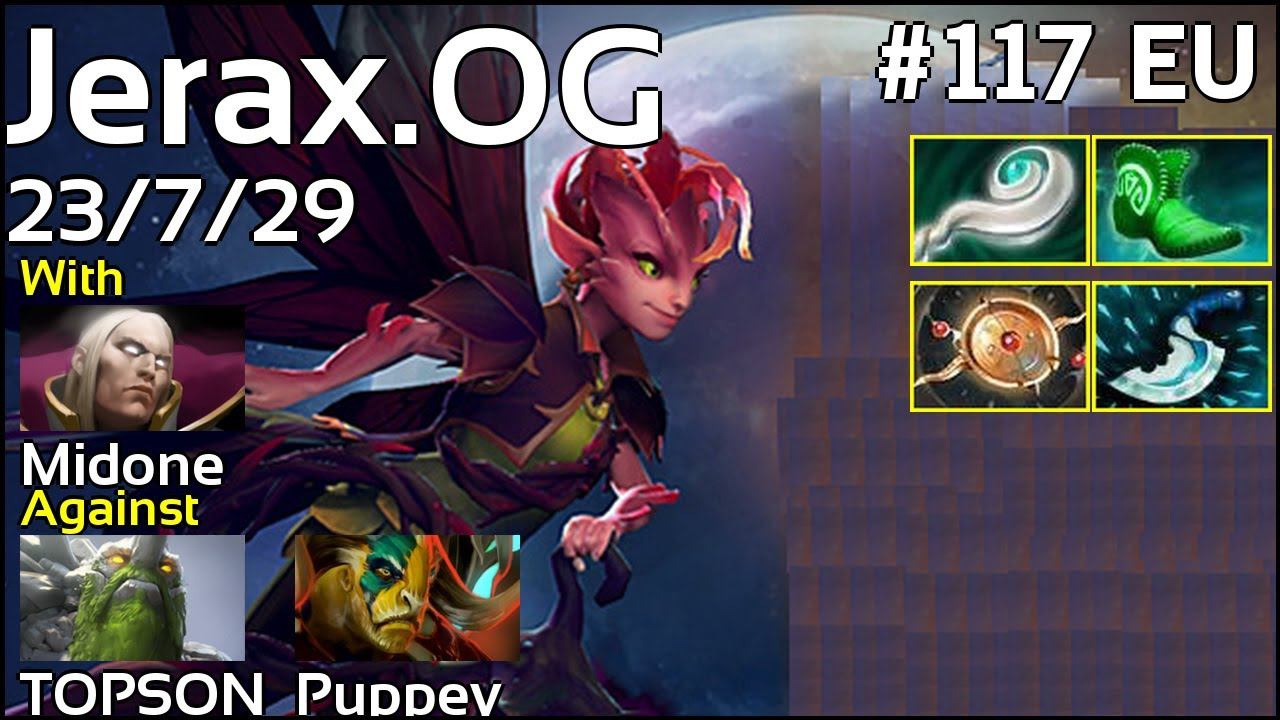 Support Jerax [OG] Dark Willow - Dota 2 7.18 смотреть онлайн