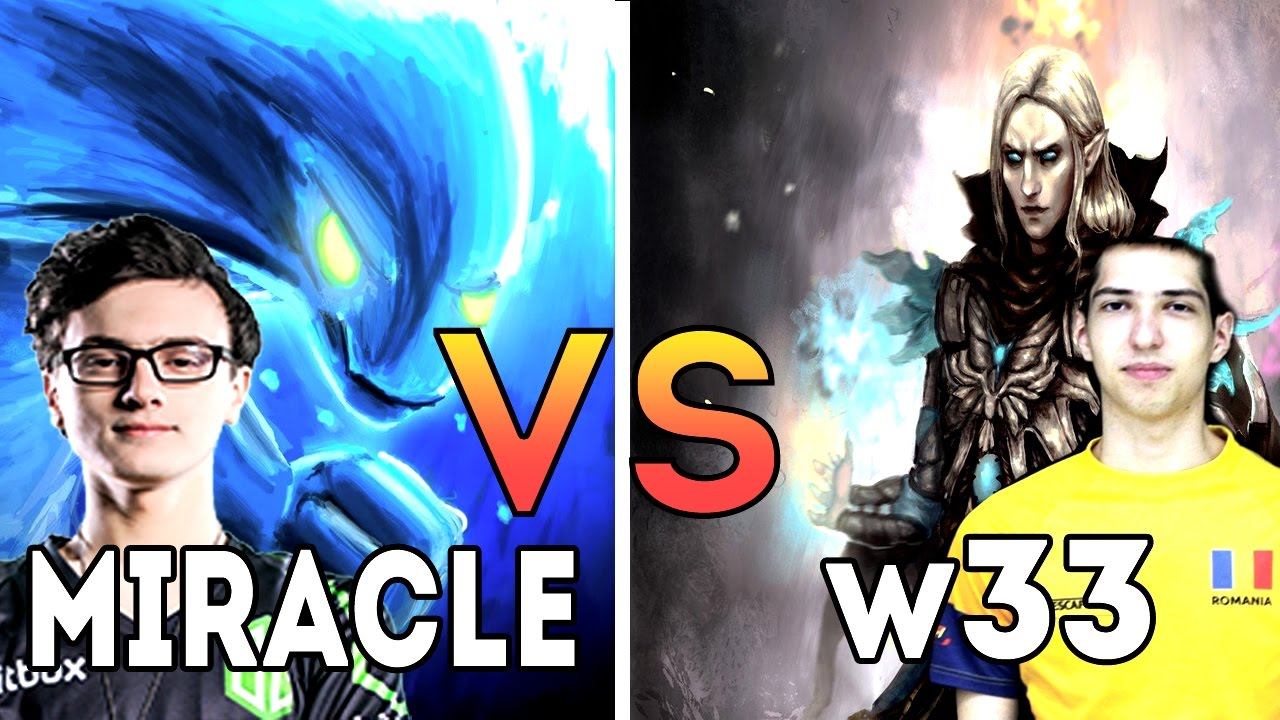 Miracle VS w33 | DOTA 2 EPIC GAME - Morphling vs Invoker смотреть онлайн