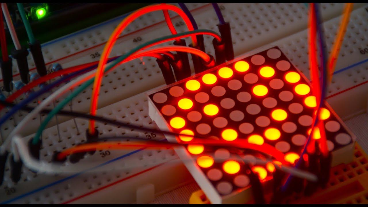 Arduino and Led Matrix Display 8X8 смотреть онлайн