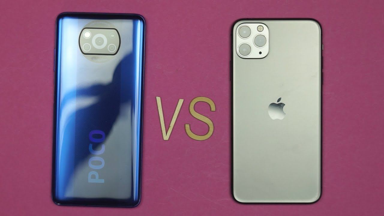 iPhone 11 Pro Max vs Poco X3 NFC Charging Test смотреть онлайн