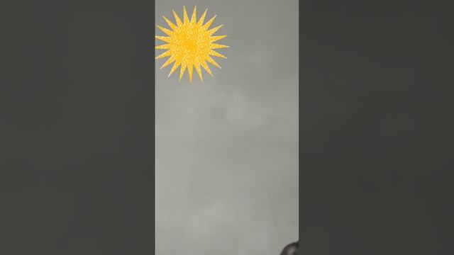 нарисуем солнце, чтоб было теплее