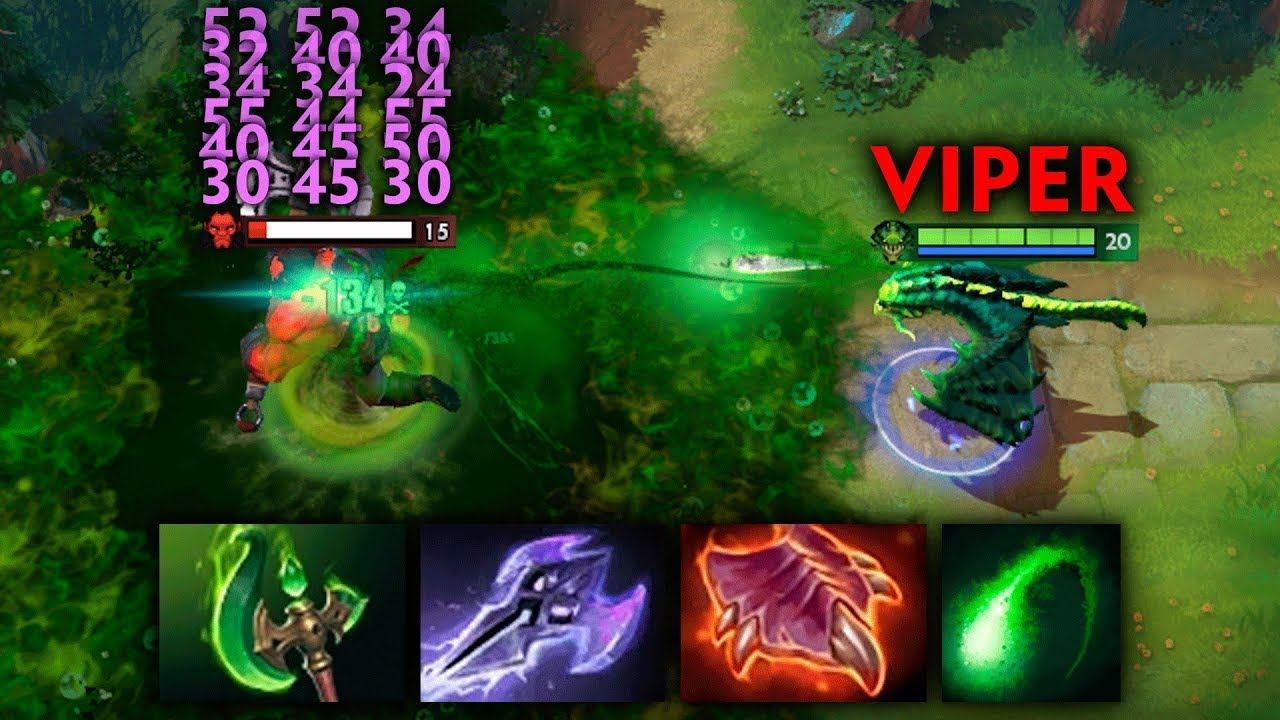 THE MOST TOXIC VIPER BUILD 🔥 Viper Dota 2