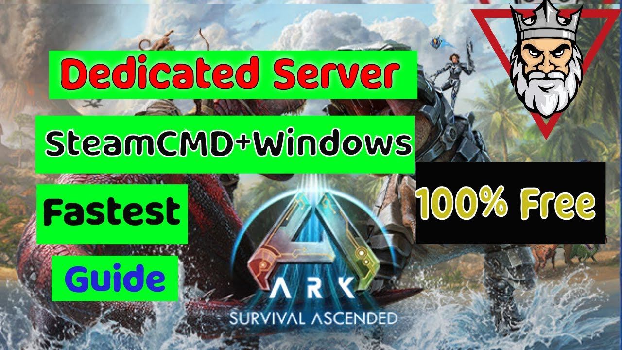 Ark Survival Ascended - Dedicated Server Setup Using SteamCMD on Windows смотреть онлайн
